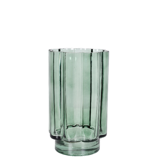 Vaso de Vidro Verde