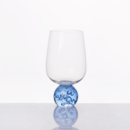 Taça Transparente e Azul