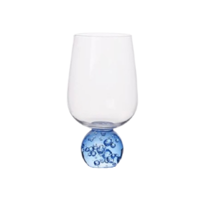 Taça Transparente e Azul