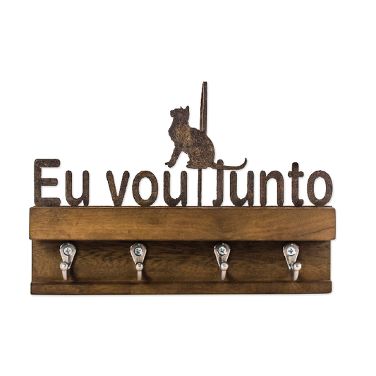 Porta Chaves "Eu Vou Junto" Cat